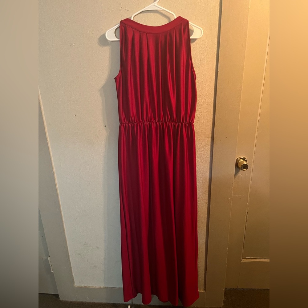 KOH KOH Flowy high neck maxi dress